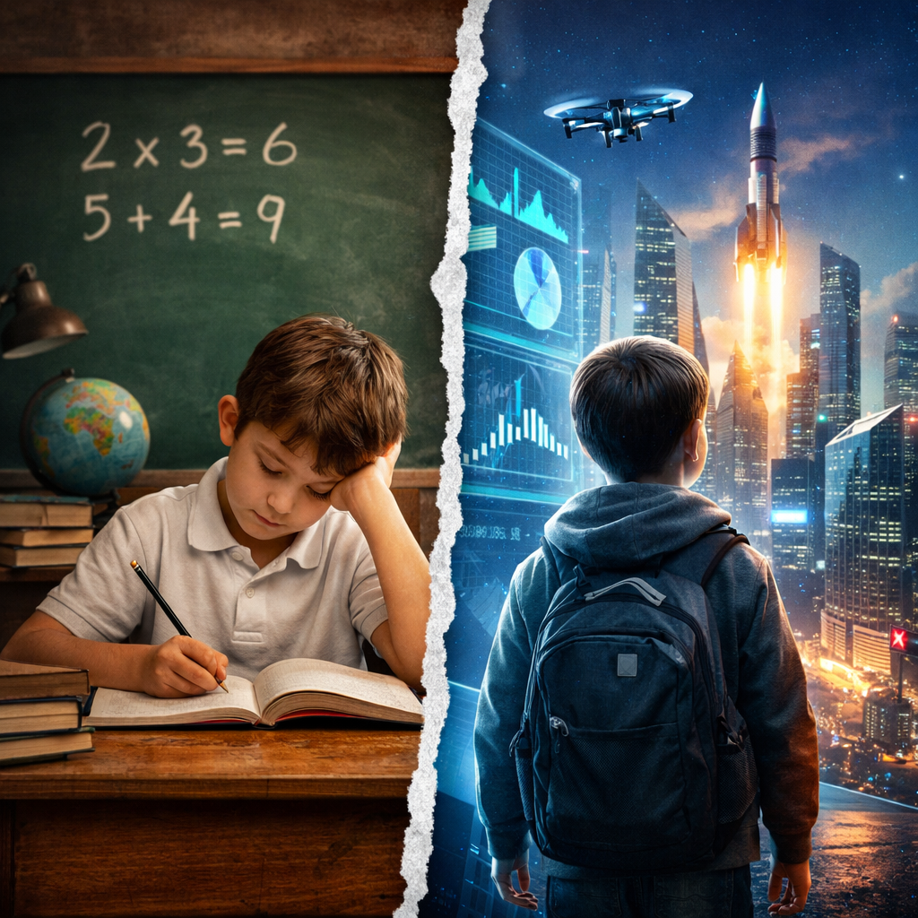 Seu filho pode estar sendo preparado para um mundo que não vai existir